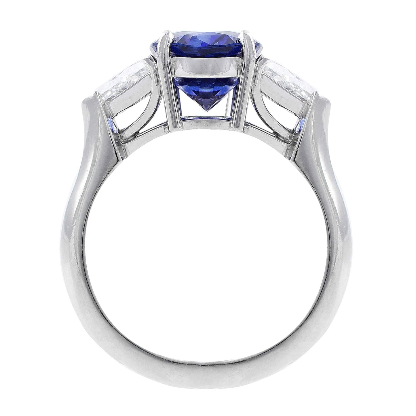 Platinum 4ct Sapphire Ring