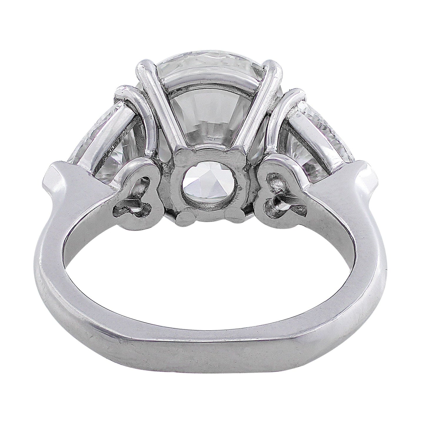 Rivière Platinum 5ct Round Diamond Ring