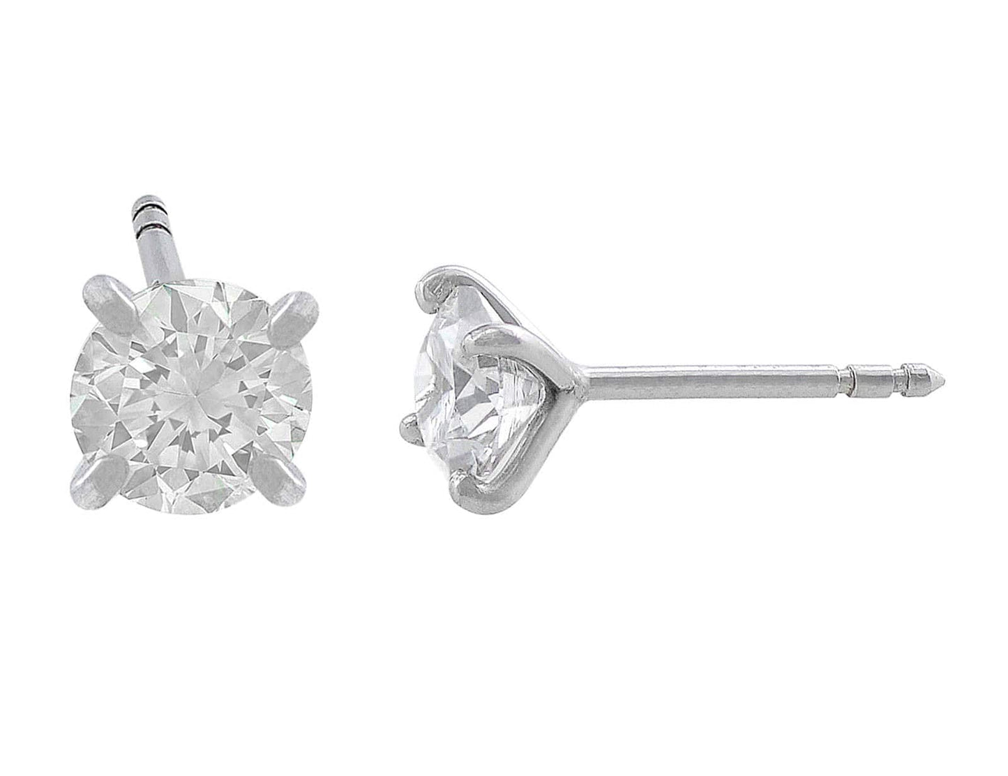 Rivière Platinum 0.48ctw Diamond Studs