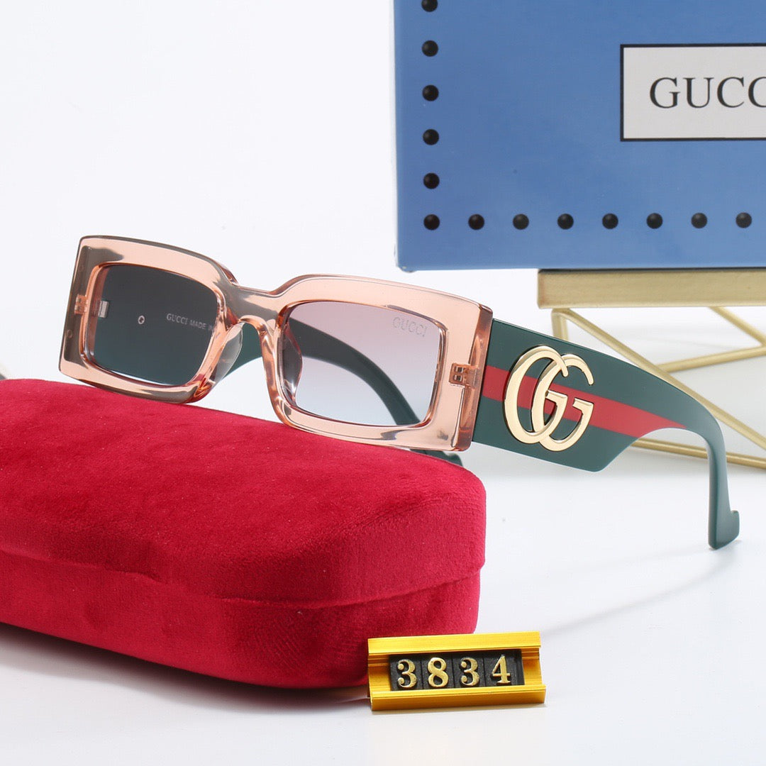 Luxury Cat-Eye Square Frame Sunglasses