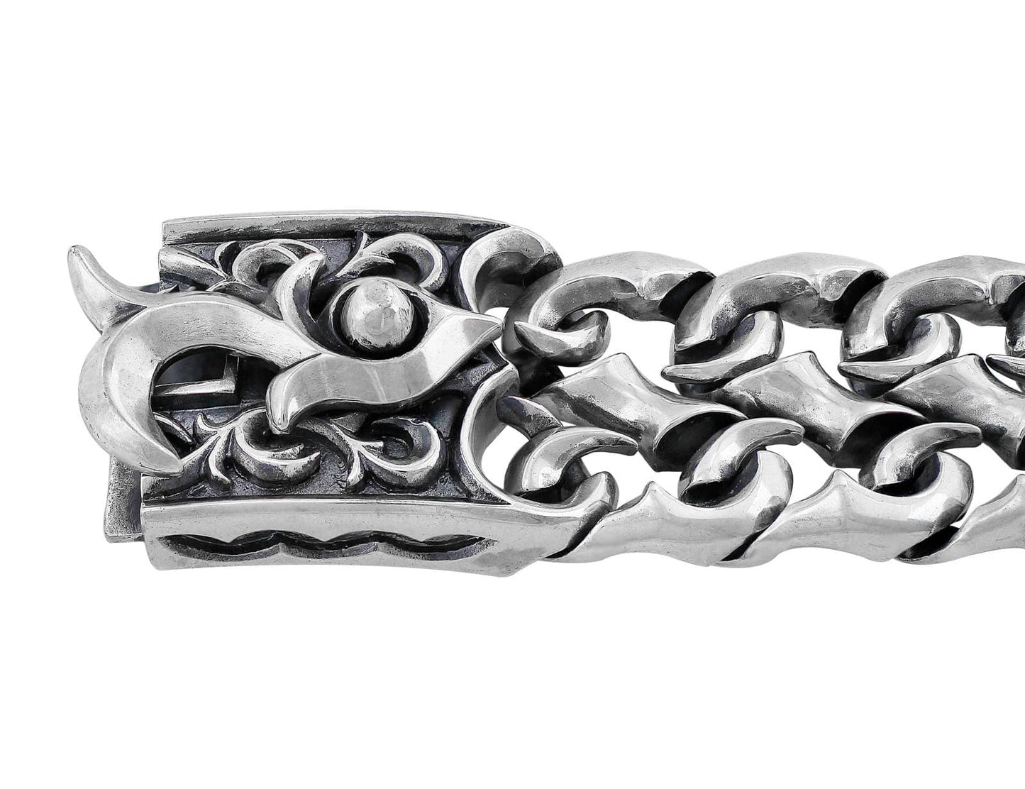 Stephen Webster Men's Sterling Silver Thorn S Link Bracelet