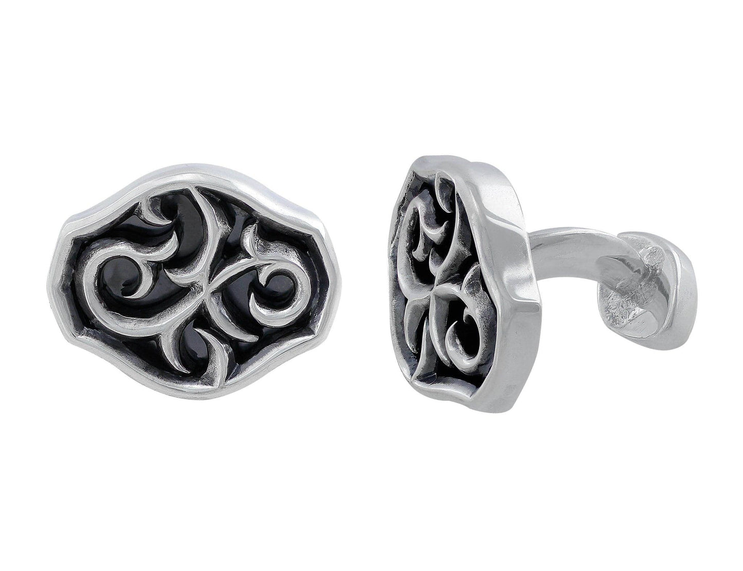 Stephen Webster Carved Thorn Sterling Silver Cufflinks