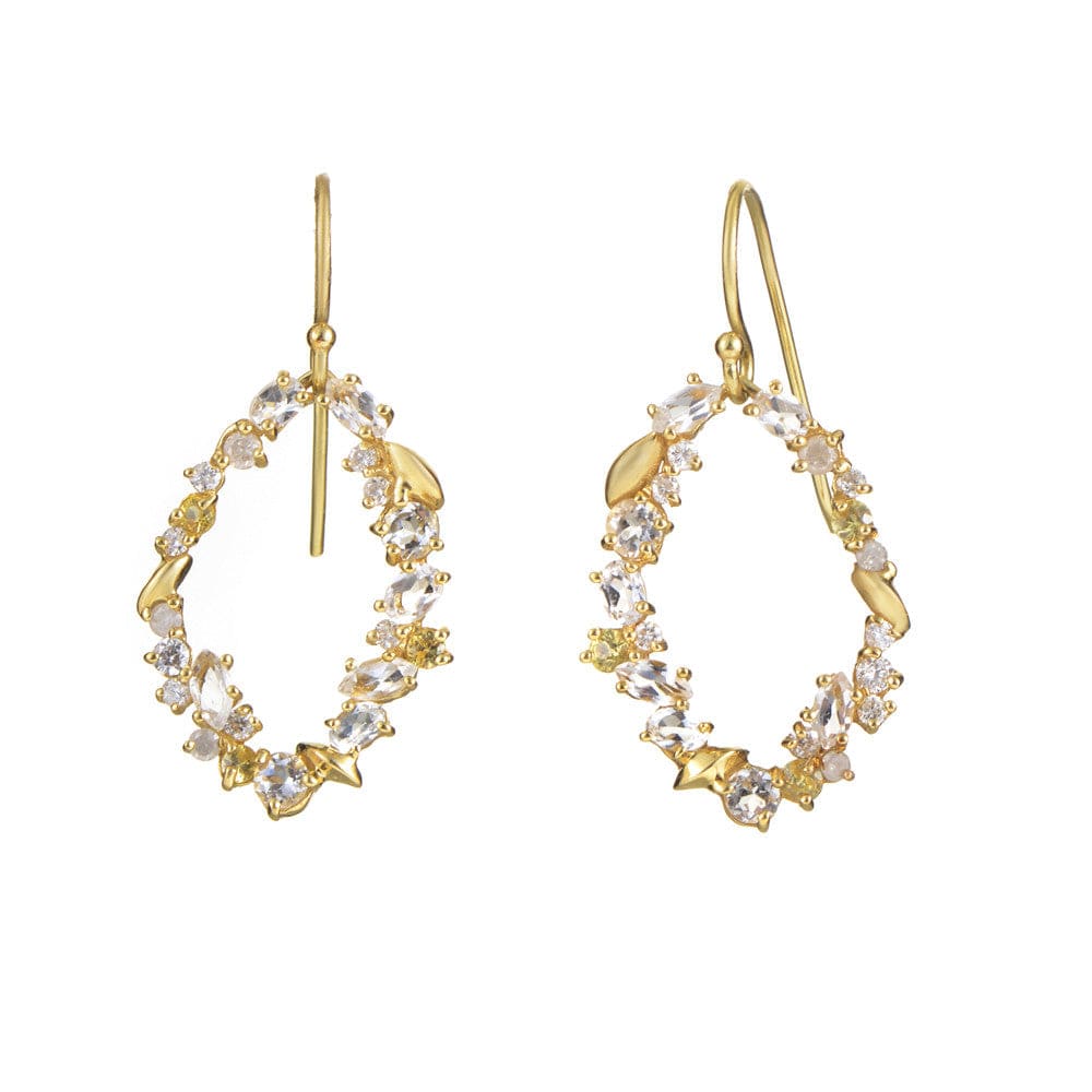 Alexis Bittar Diamond & Gemstone Chandelier Earrings