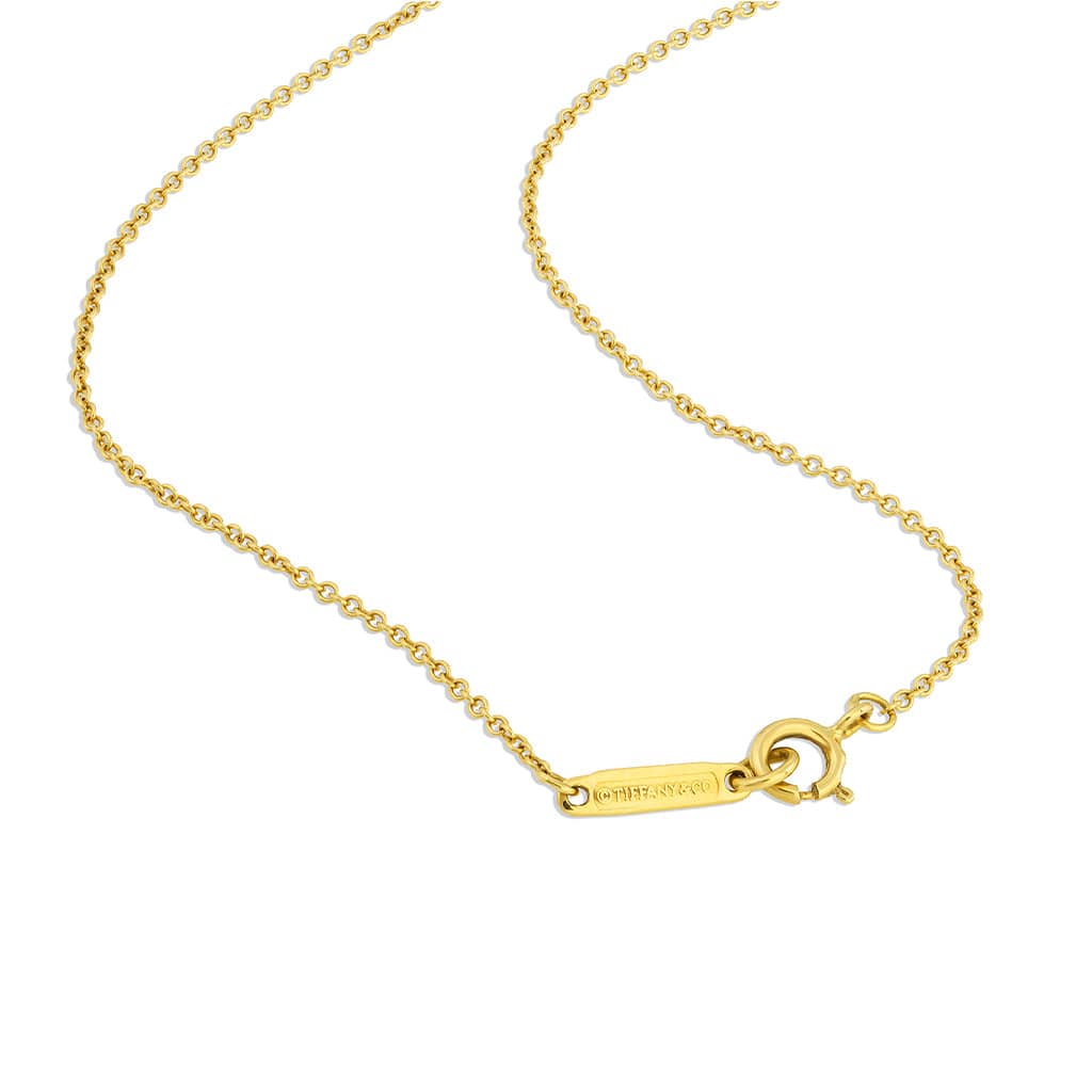 Tiffany & Co. 18K Yellow Gold Bow Necklace - Estate