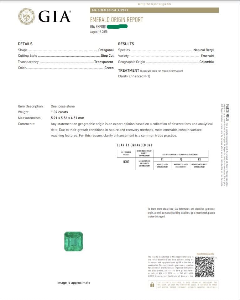 Platinum Colombian Emerald Bypass Ring, GIA Certified