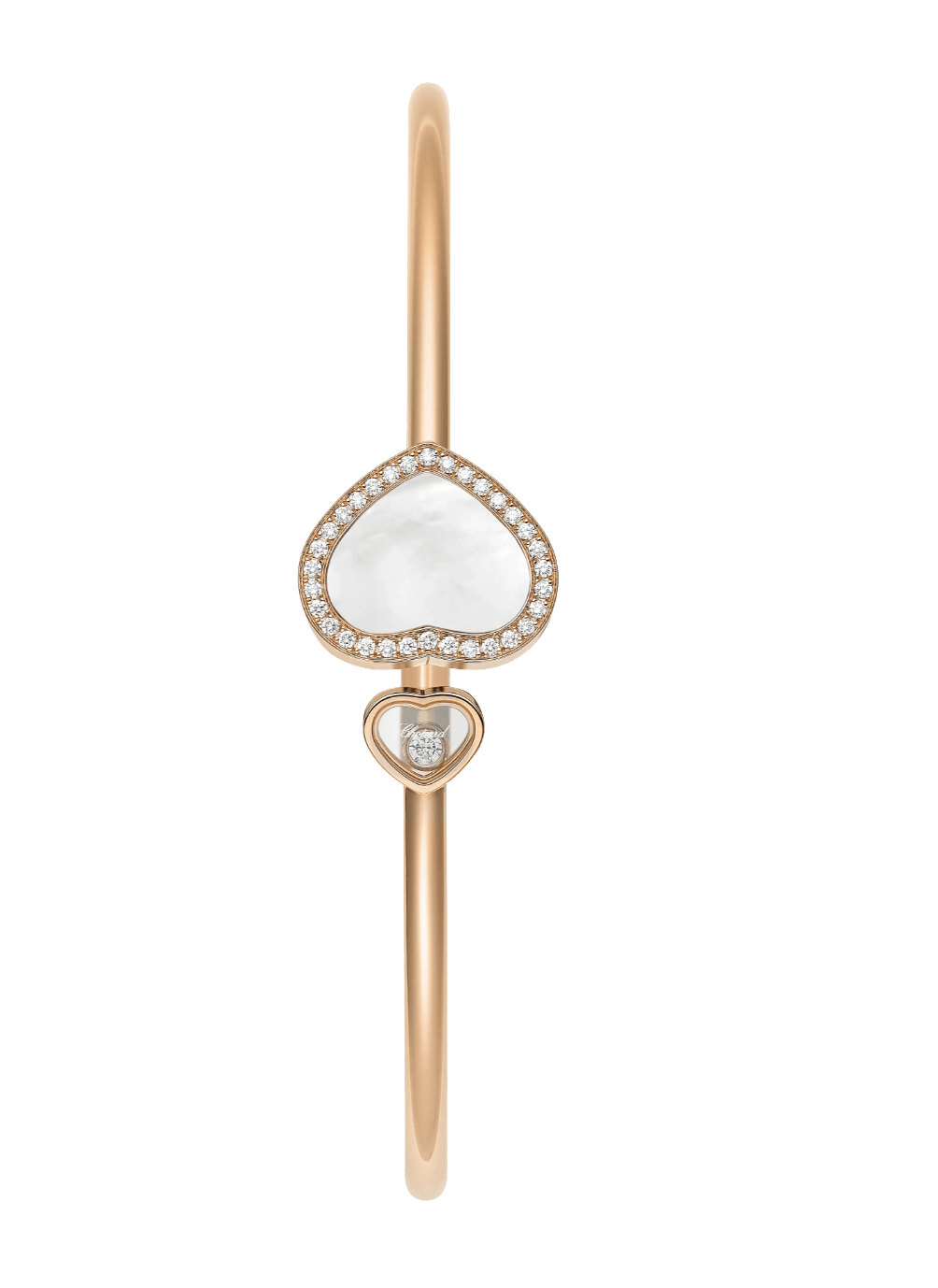 Happy Heart Bangle Mother of pearl