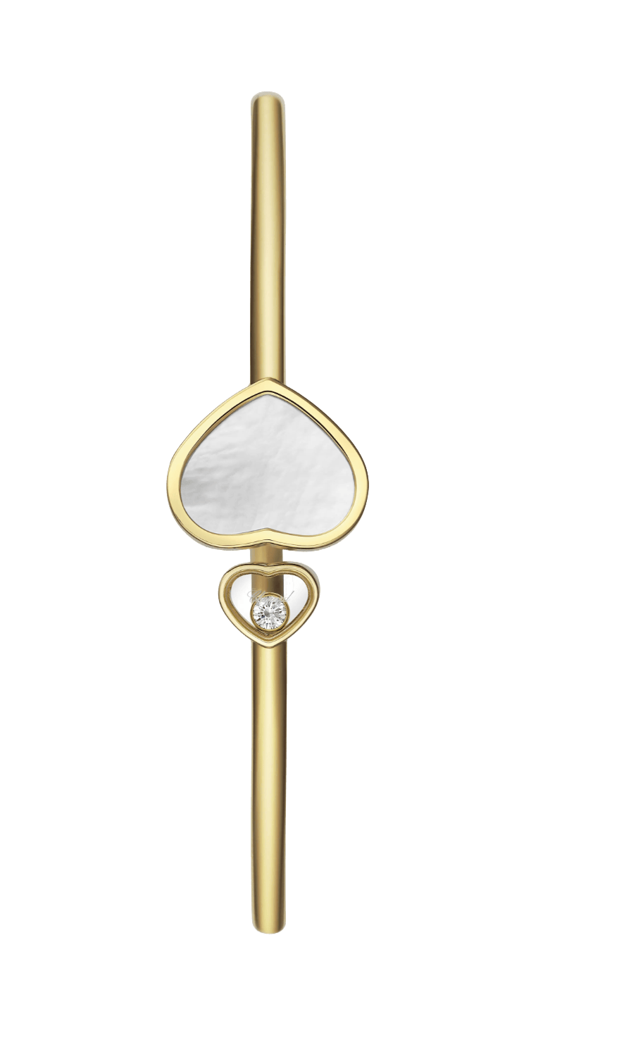 Happy Heart Bangle Mother of Pearl
