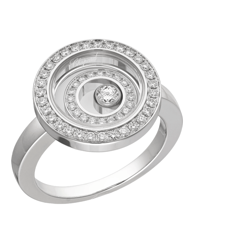 Happy Spirit White Gold Ring