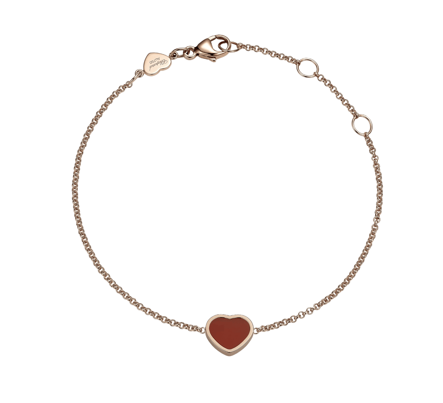 My Happy Hearts Bracelet Carnelian