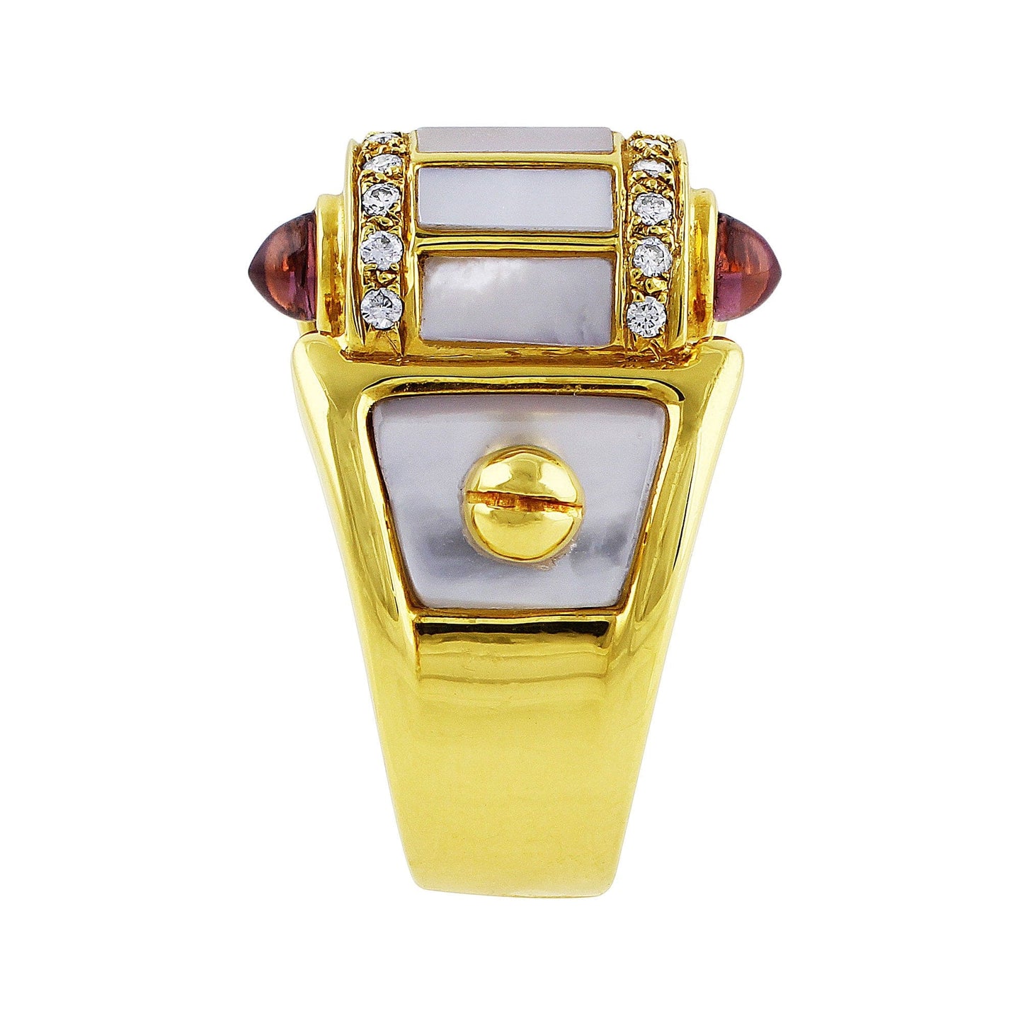 Mother of Pearl Panel Ring