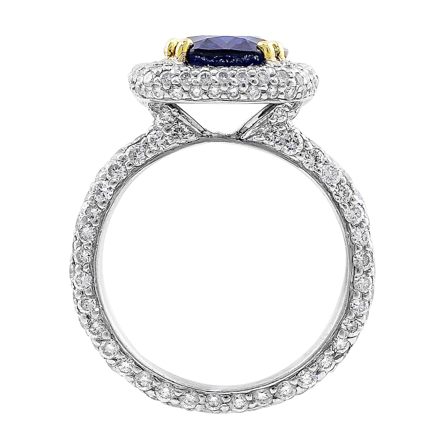 Platinum 3ct Sapphire Ring