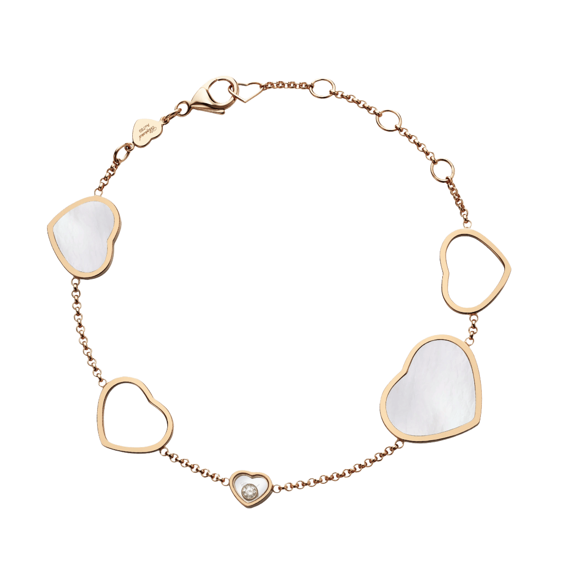 My Happy Hearts Bracelet Mother of Pearl
