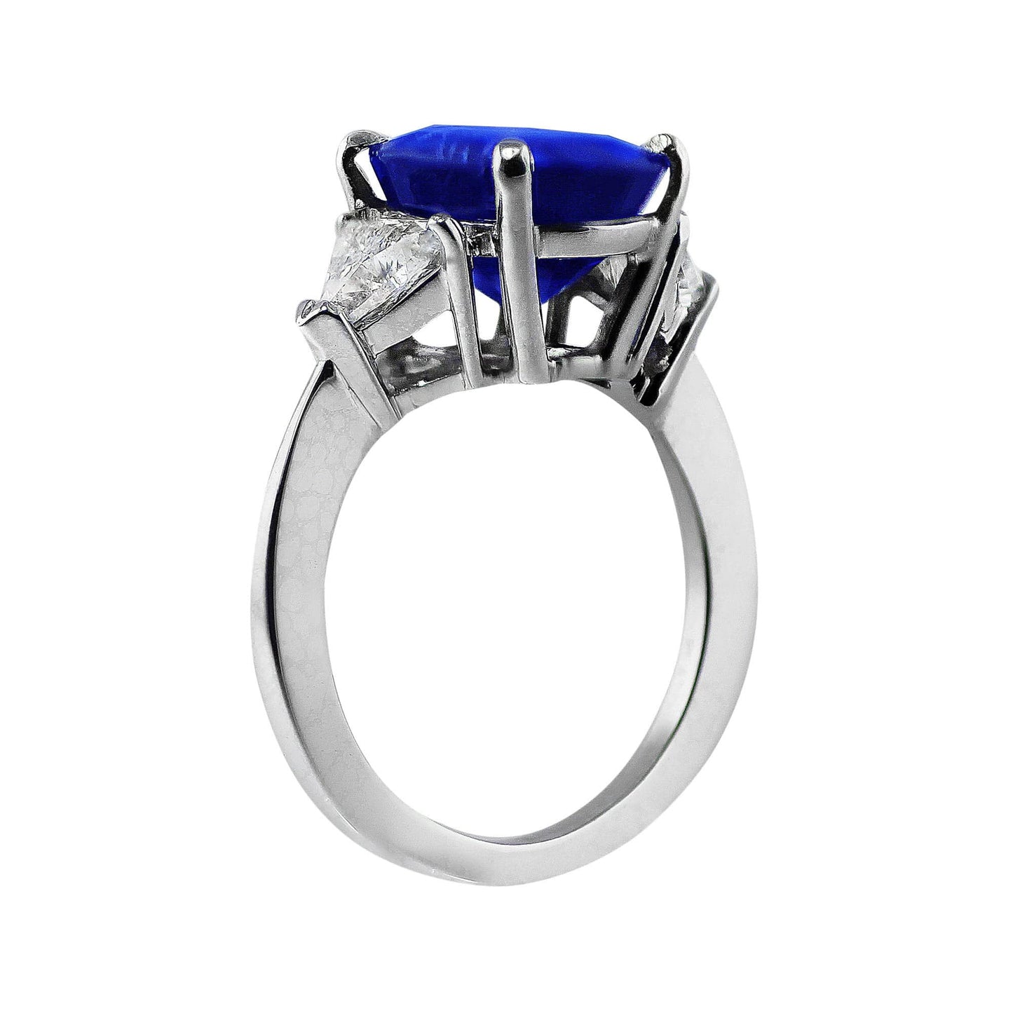 Platinum 5.69ct Ceylon Sapphire Ring