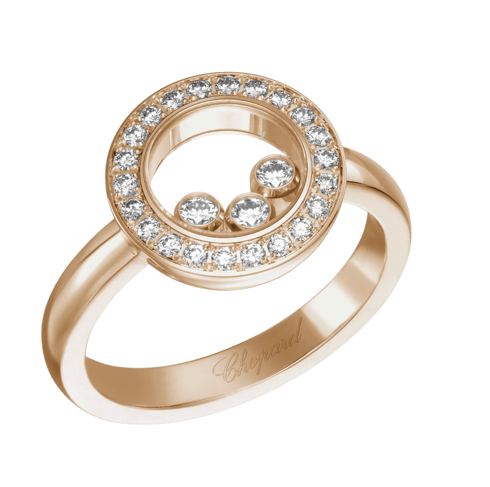 Happy Diamonds Icons Rose Gold Diamonds Ring