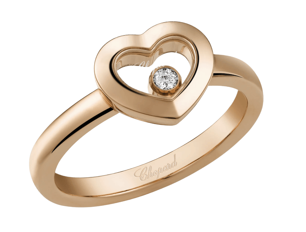 Happy Diamonds Icons Small Heart Rose Gold Ring