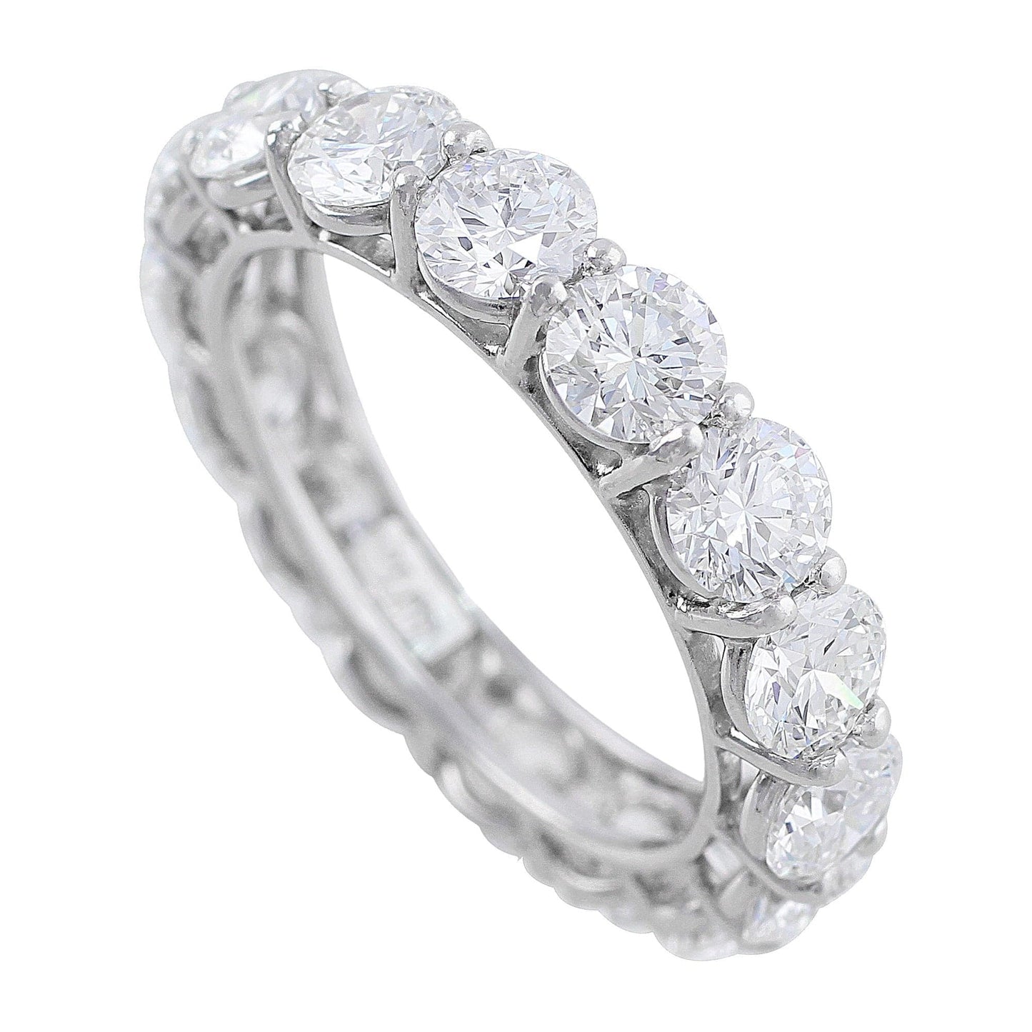 Rivière Platinum 4ct Diamond Eternity Band