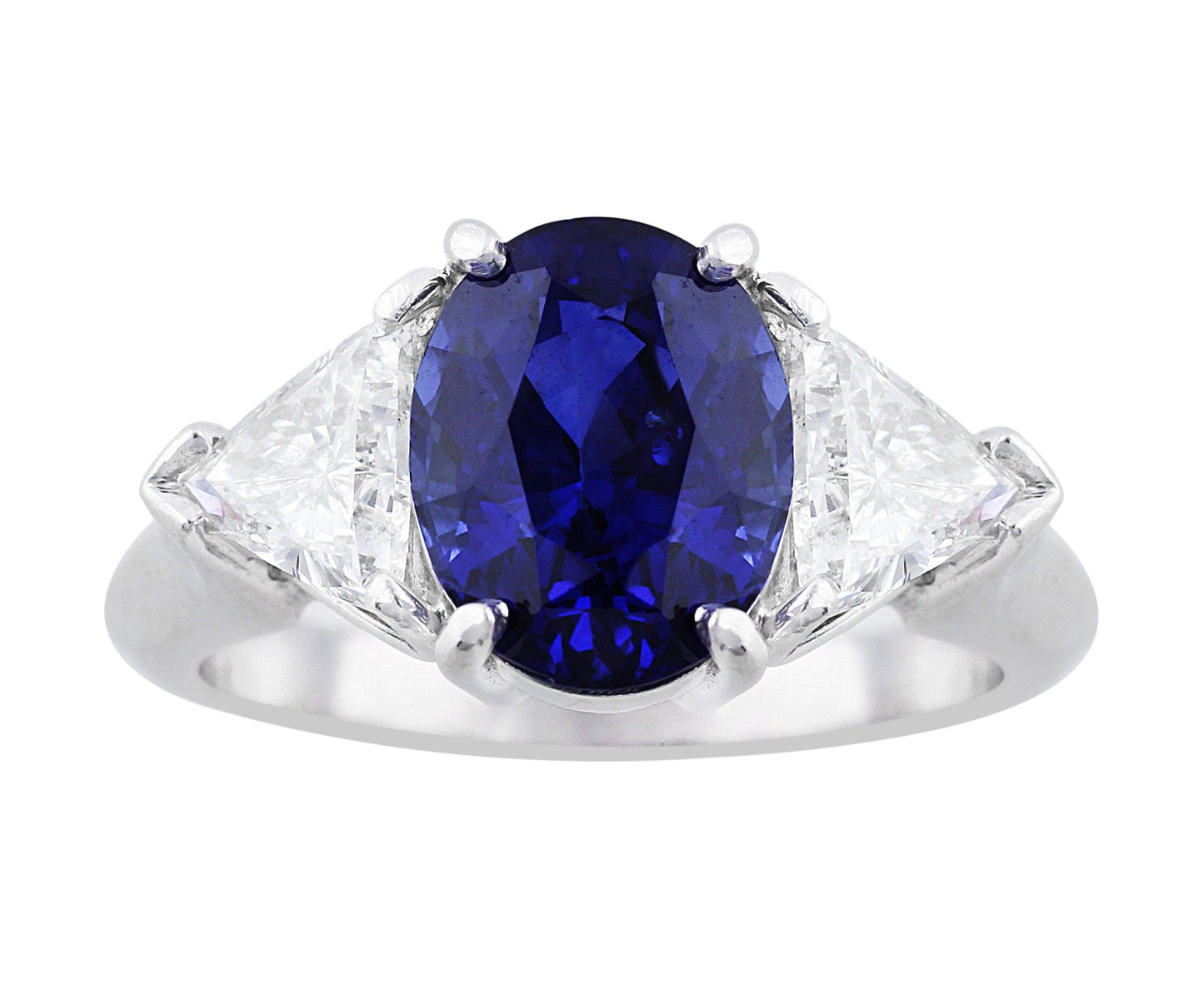 Platinum 4ct Sapphire Ring