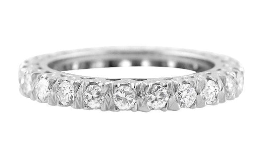 Platinum Estate Diamond Eternity Band