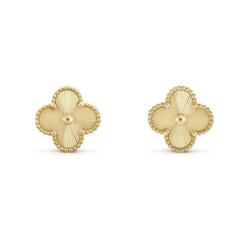 18K Celestial Vintage Alhambra Earrings