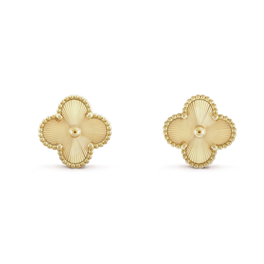 18K Celestial Vintage Alhambra Earrings