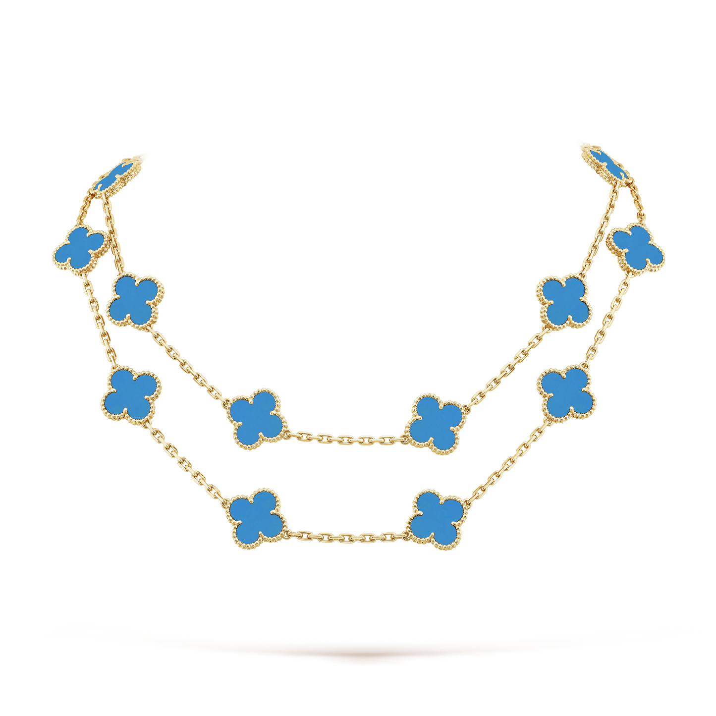 18K Celestial Vintage Alhambra 20 Motifs Long Necklace