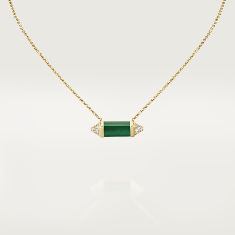 18K Celestial Les Berlingots De Malachite Necklace