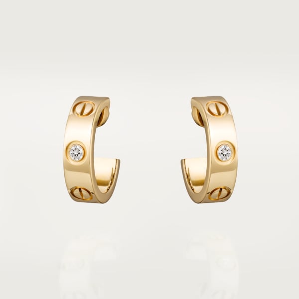 18K Celestial Love 2 Diamonds Earrings