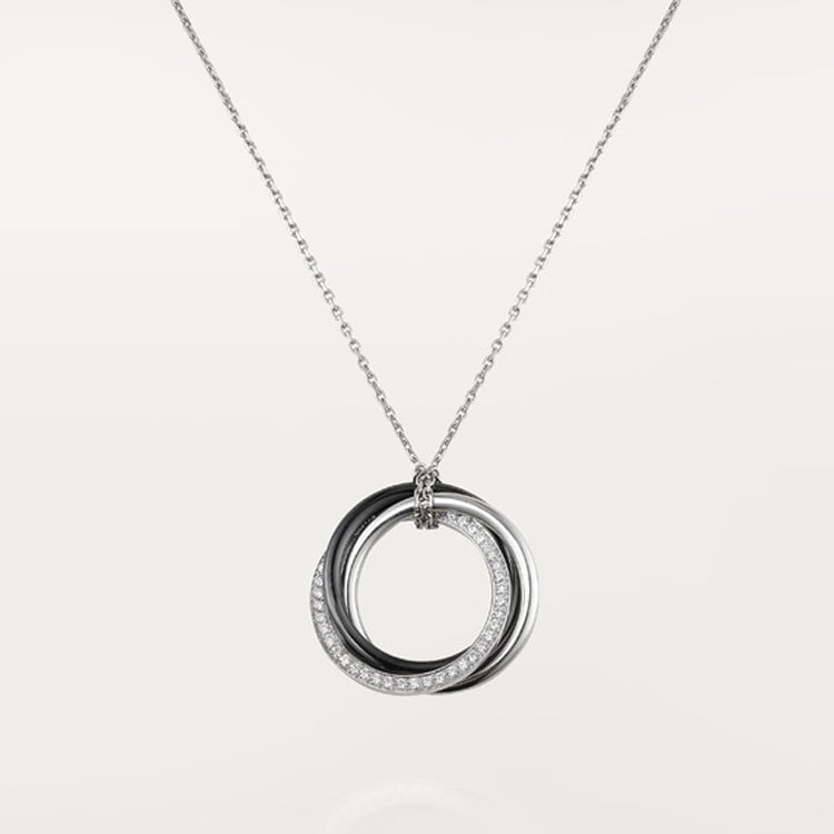 18K Celestial Trinity Diamonds Necklace