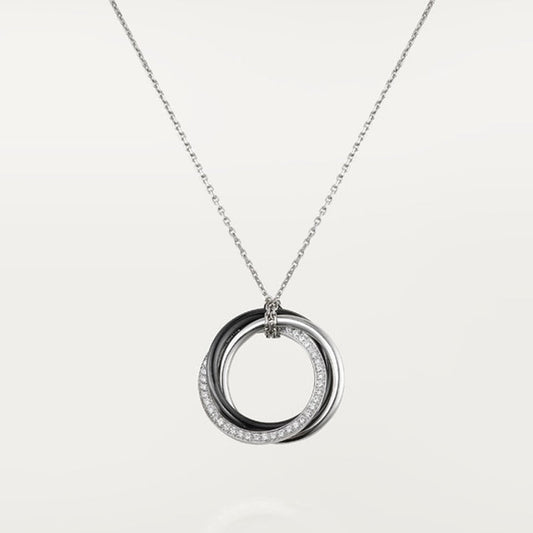 18K Celestial Trinity Diamonds Necklace