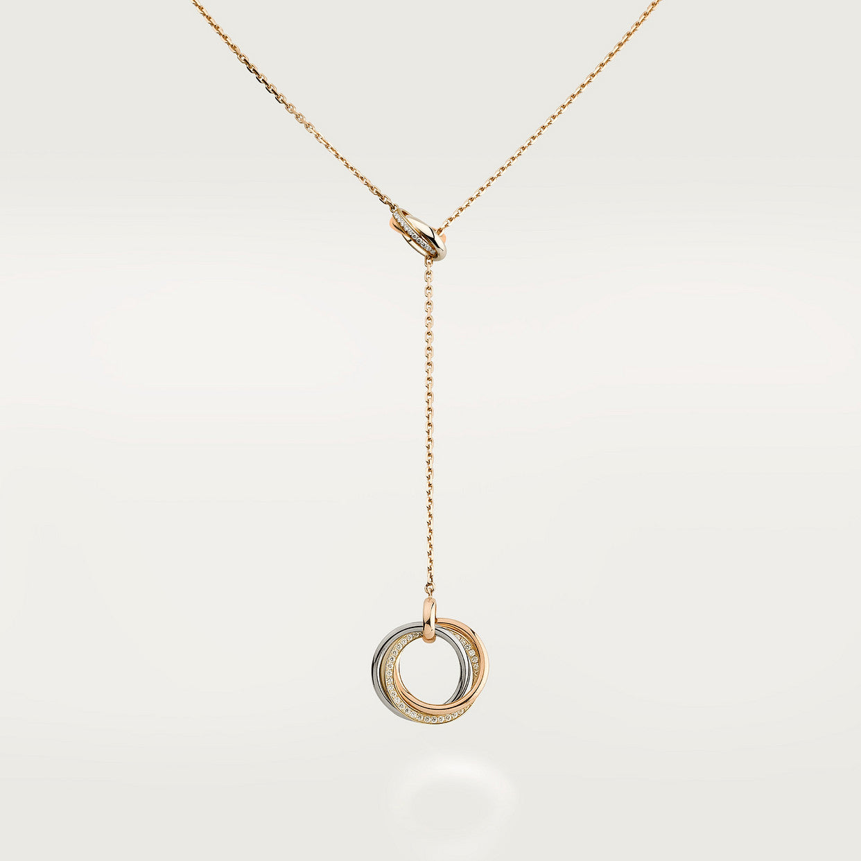 18K Celestial Trinity Diamonds Necklace