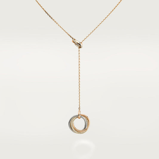 18K Celestial Trinity Diamonds Necklace