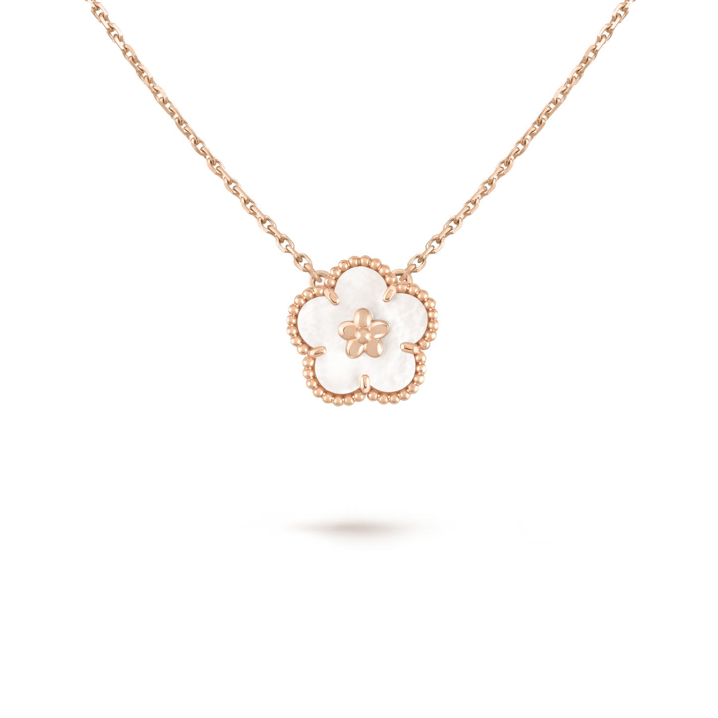 18K Celestial Lucky Spring Pendant Clover Necklace