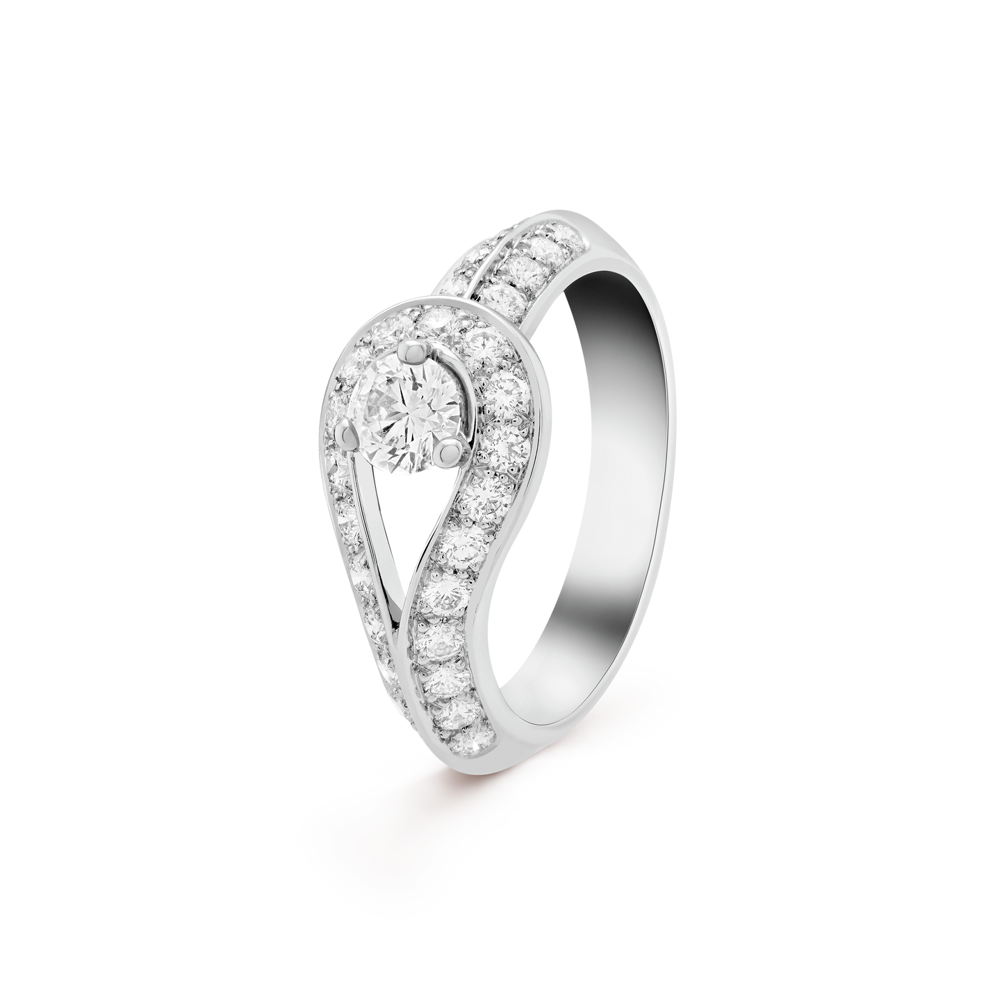 18K Celestial Couture Solitaire Ring