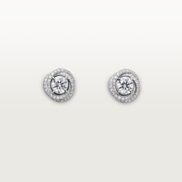 18K Celestial Trinity Ruban Earrings