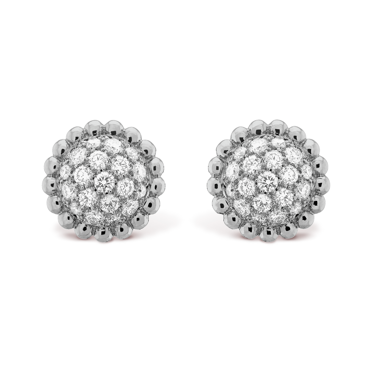 18K Celestial Perl̩e Diamonds Earrings