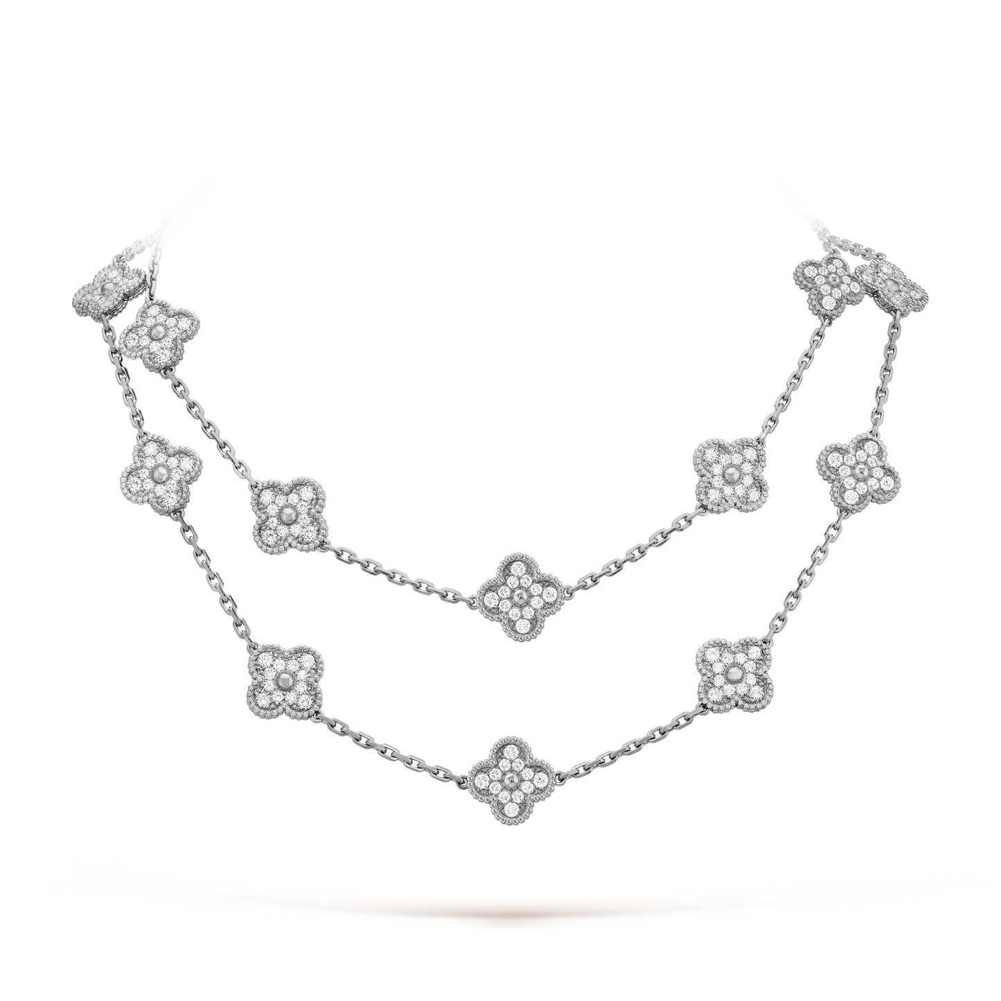 18K Celestial Vintage Alhambra 20 Motifs Long Necklace