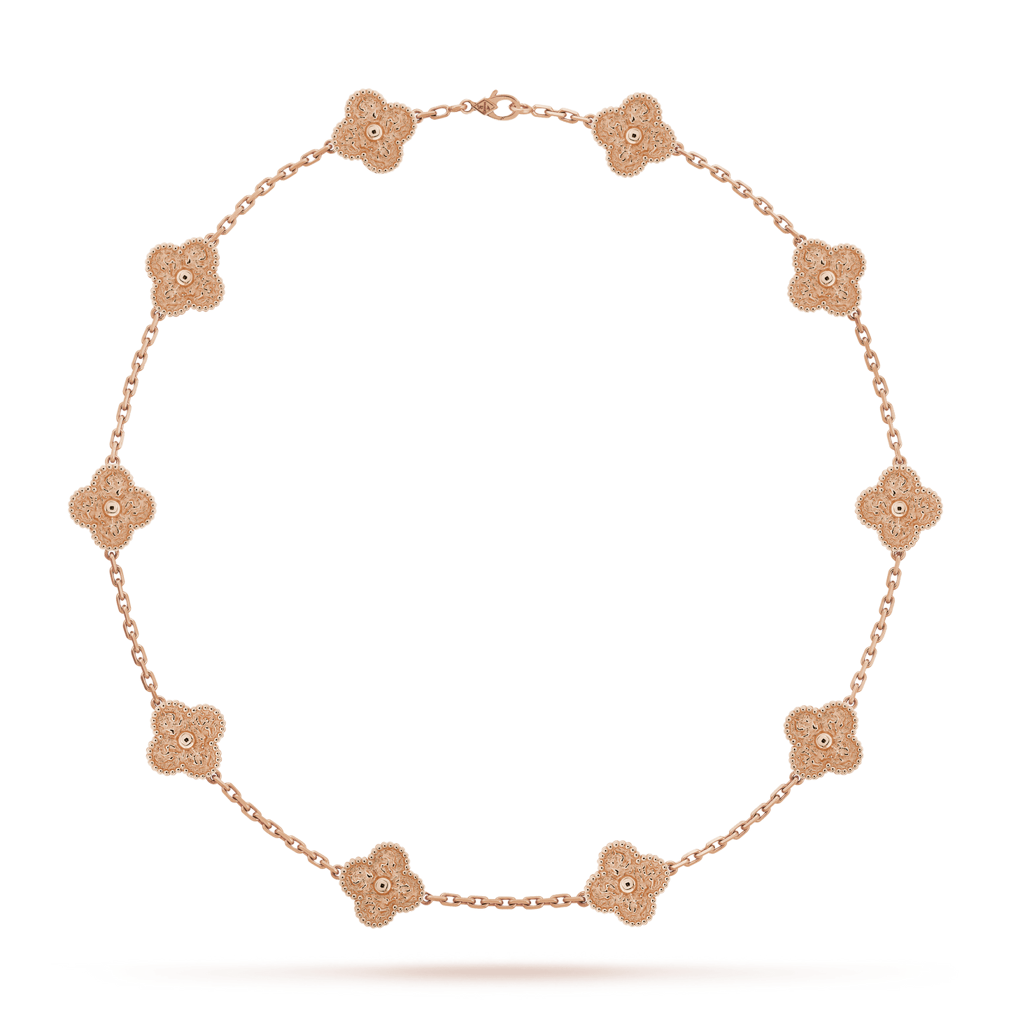 18K Celestial Vintage Alhambra 10 Motifs Necklace