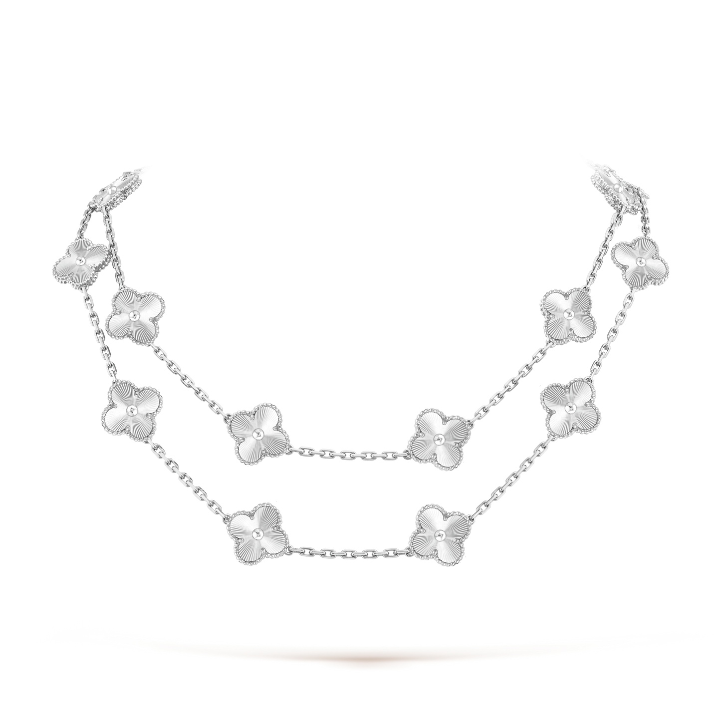 18K Celestial Vintage Alhambra 20 Motifs Long Necklace