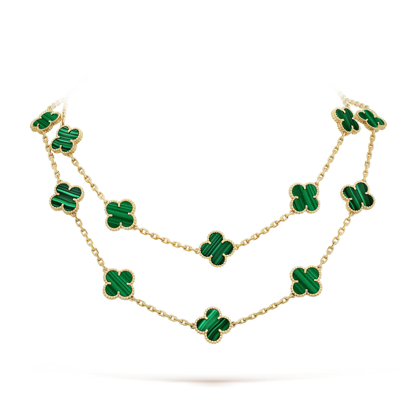 18K Celestial Vintage Alhambra 20 Motifs Long Necklace