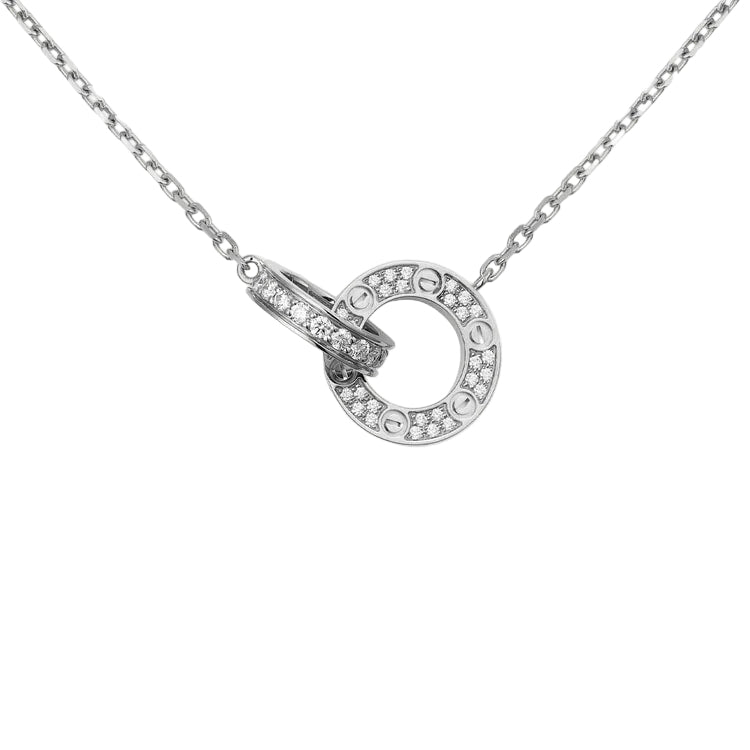 18K Celestial Love Diamonds Necklace
