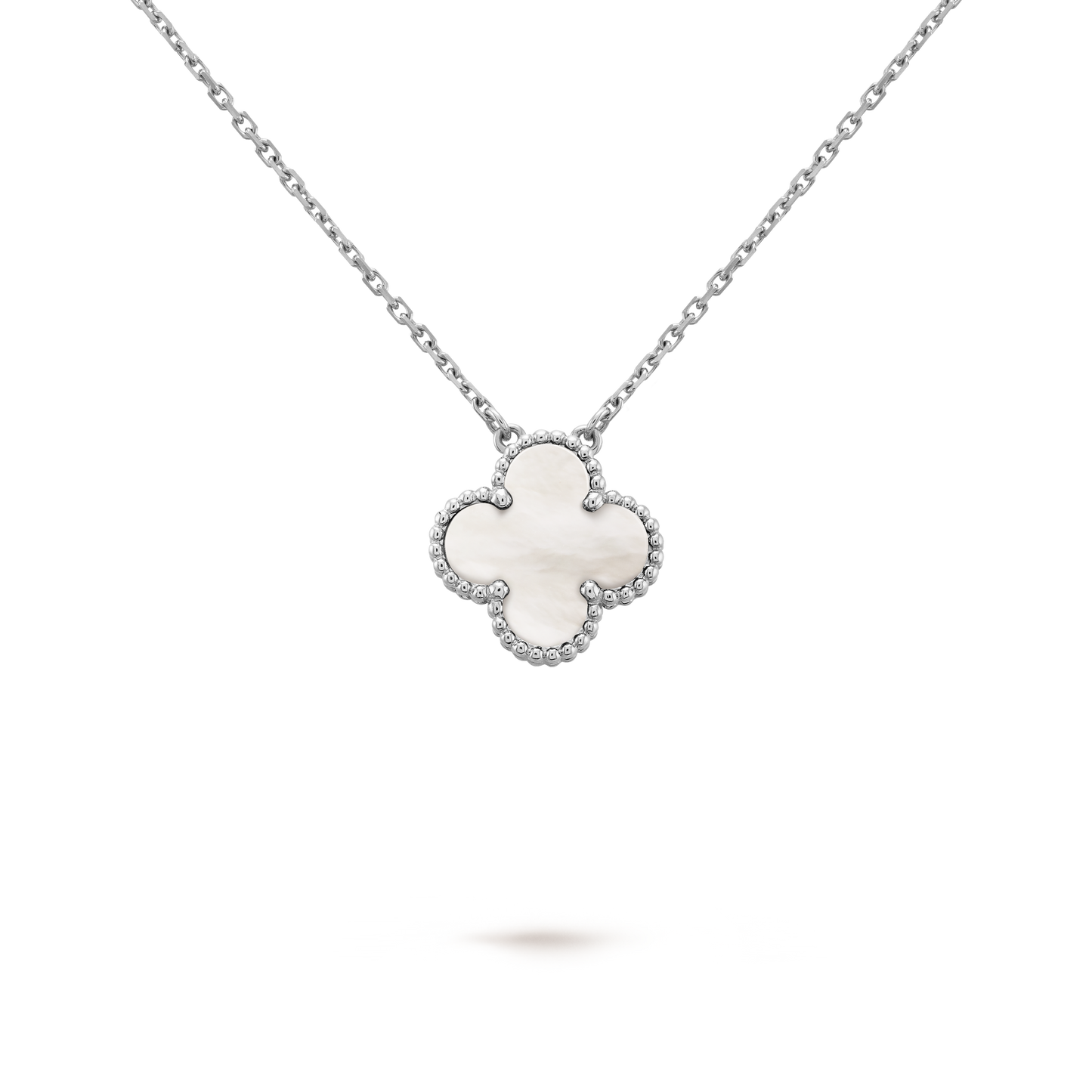 18K Celestial Vintage Alhambra Pendant Clover Necklace