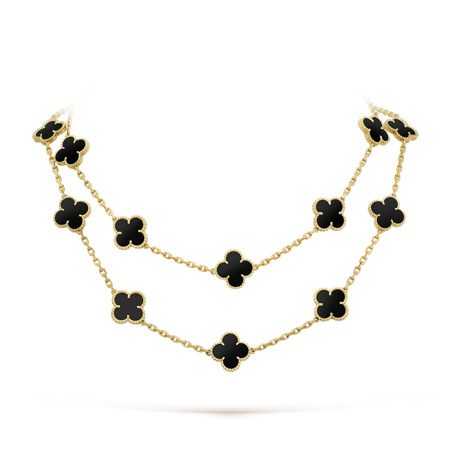 18K Celestial Vintage Alhambra 20 Motifs Long Necklace