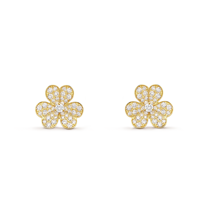 18K Celestial Yellow Gold Frivole Small Model Earrings
