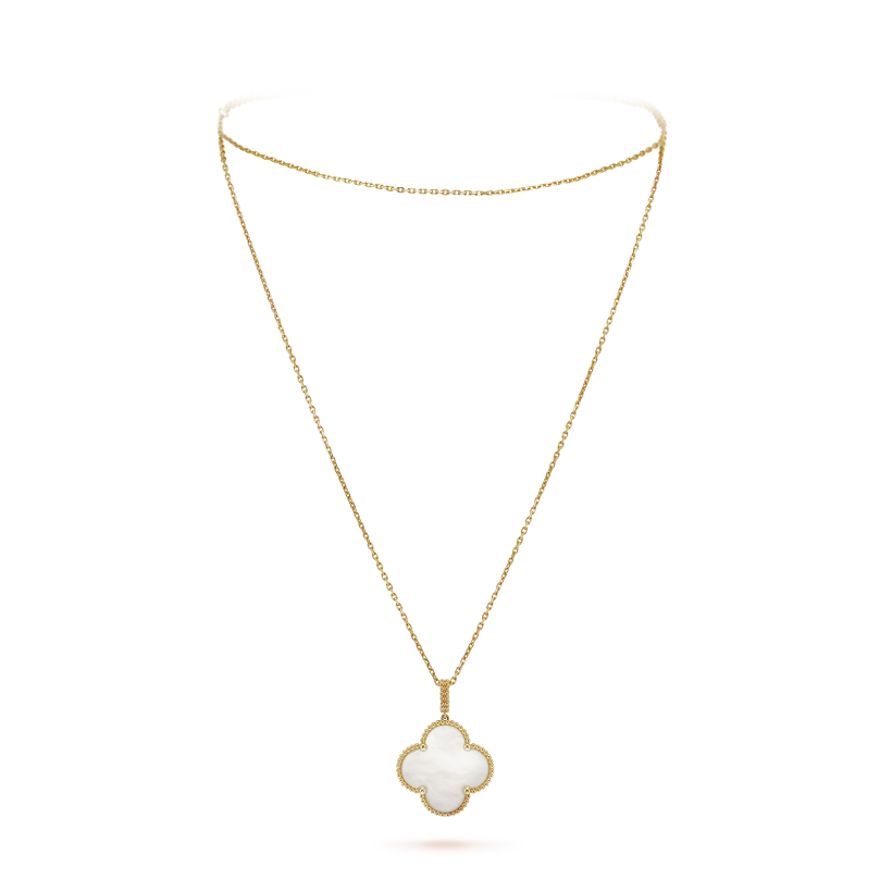 18K Celestial Magic Alhambra One Motif Pearl Necklace