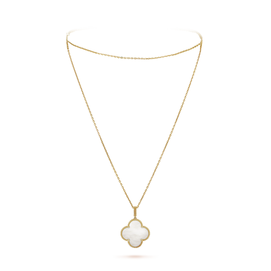 18K Celestial Magic Alhambra One Motif Pearl Necklace
