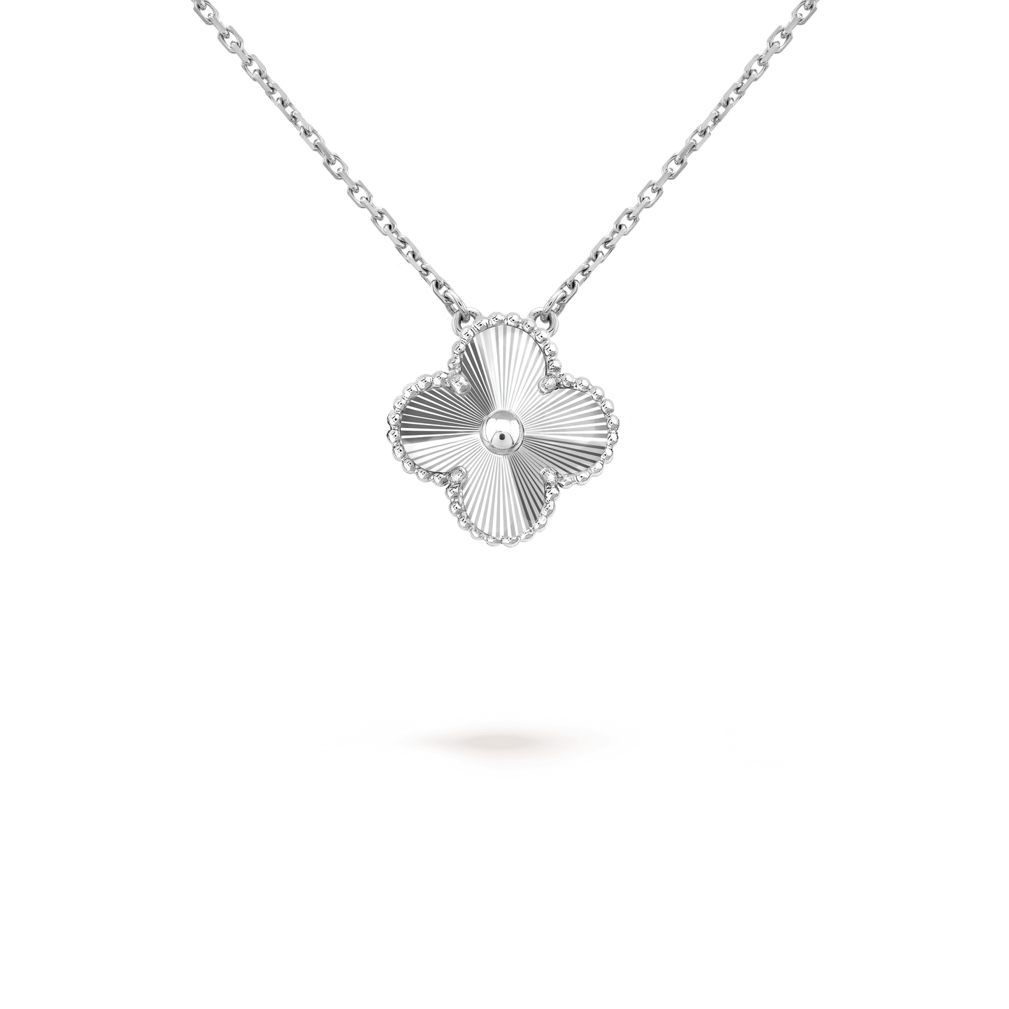 18K Celestial Vintage Alhambra Pendant Clover Necklace