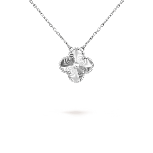 18K Celestial Vintage Alhambra Pendant Clover Necklace