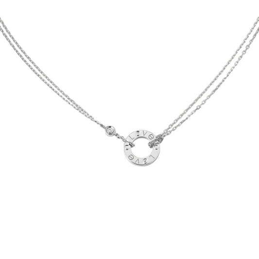 18K Celestial Love 2 Diamond Necklace