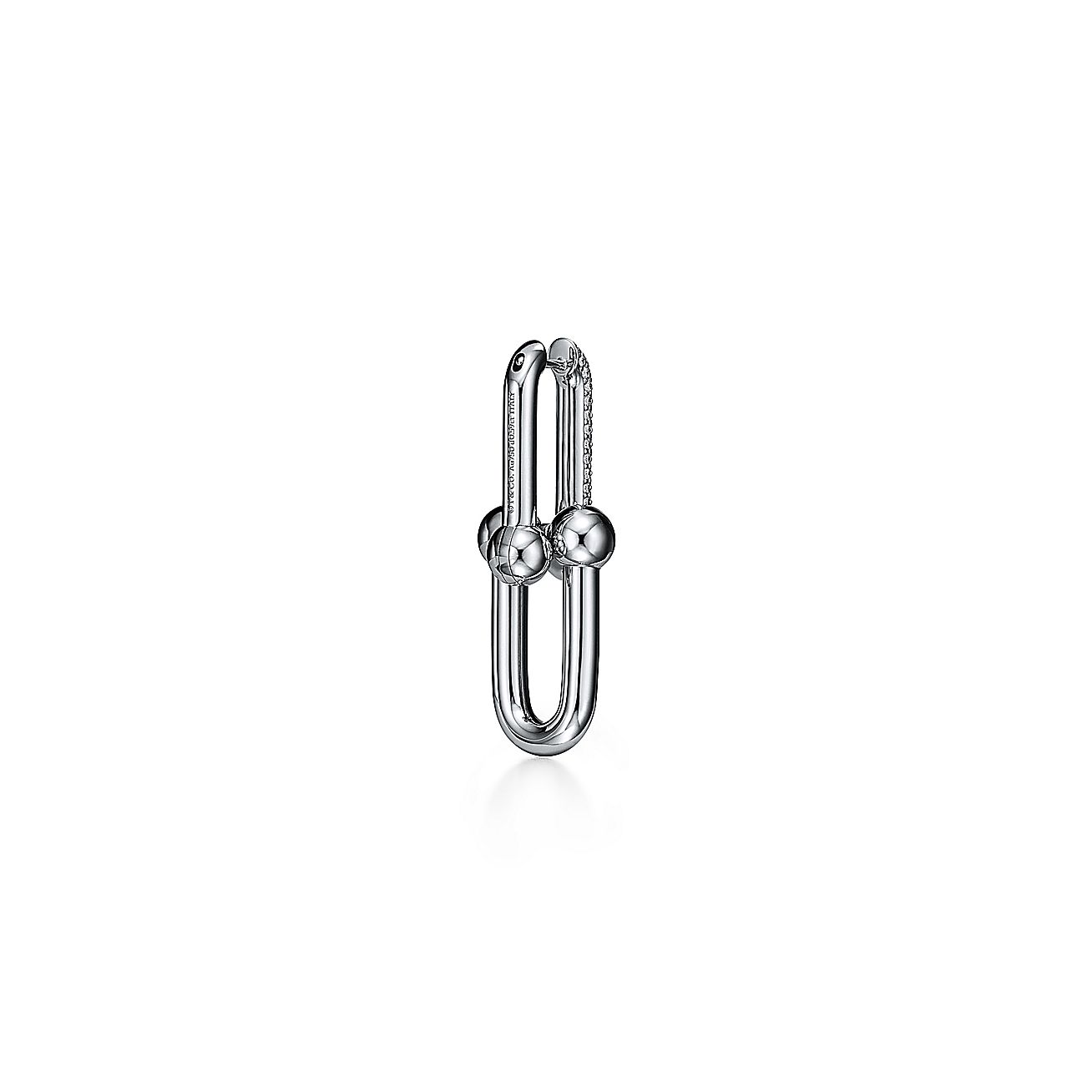 18K Celestial T HardWear Large Link Diamonds Earrings