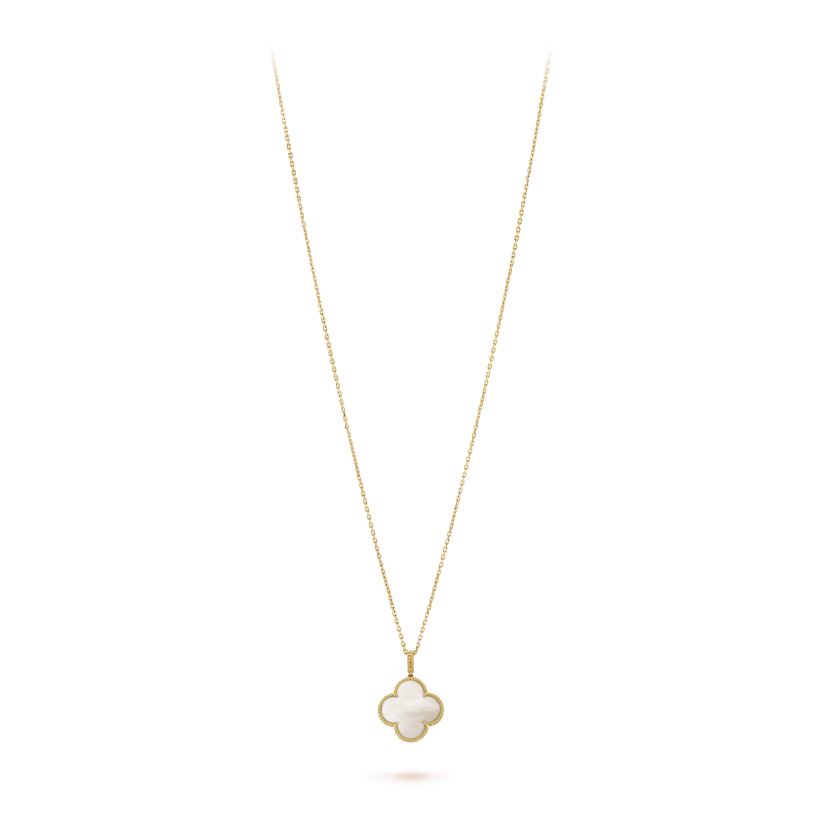 18K Celestial Magic Alhambra One Motif Pearl Necklace